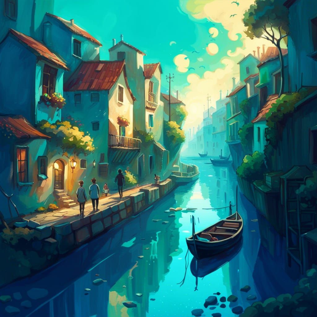 Coastal Chaparral with Clovers and Canals