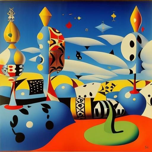 Queen of Playing Cards in Expressionist Style