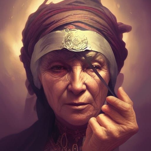 Elderly Fortune Teller