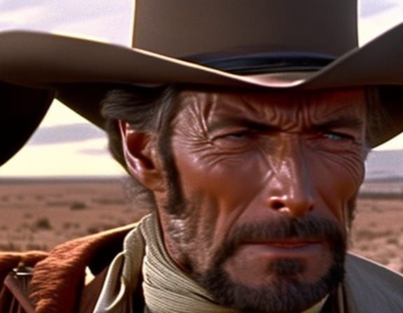 Classic Spaghetti Western Standoff in Technicolor