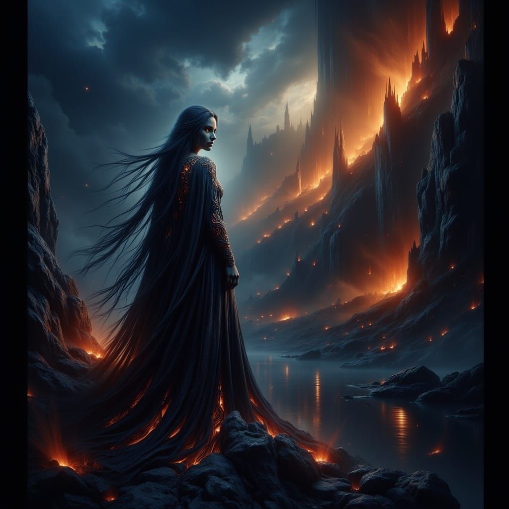 <lora:-Omnious-:1.0> Samhain Bonfire Magic