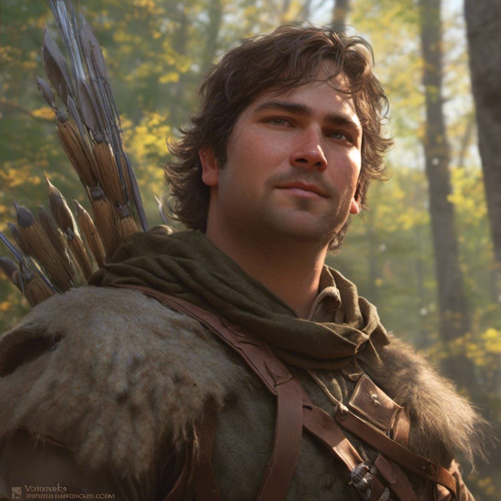 Epic Ranger Portrait in Hyperdetailed Fantasy Style