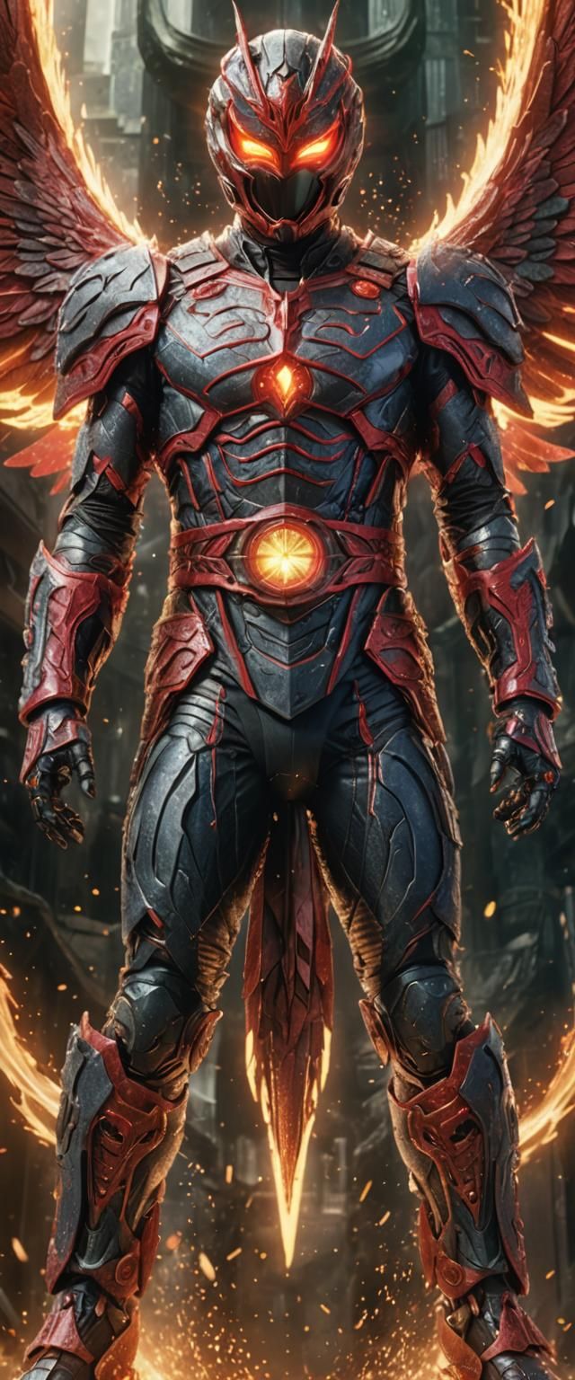 Majestic Demon Rider with Dimensional Vortex, Concept Art