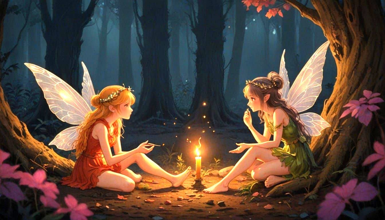Whispering Faeries in Enchanted Woods