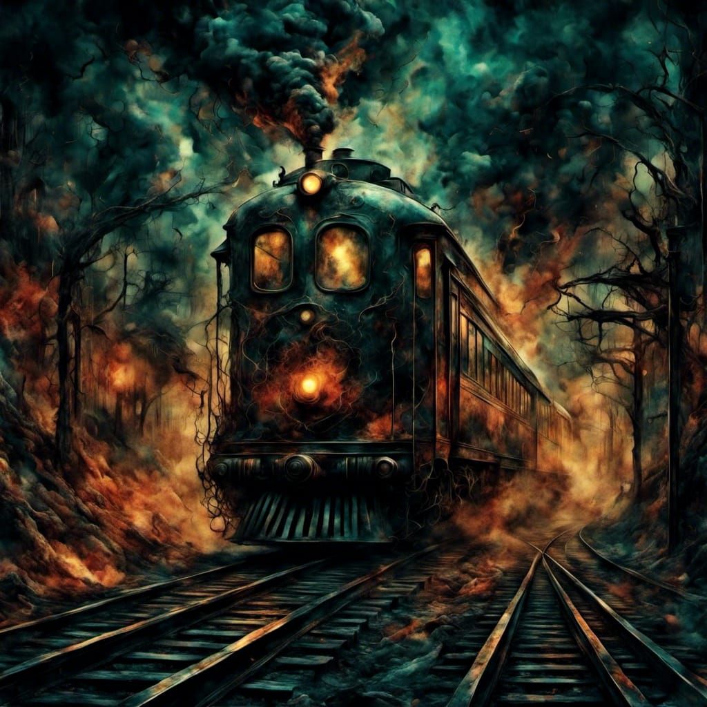 The Train from Hell, Digital Art