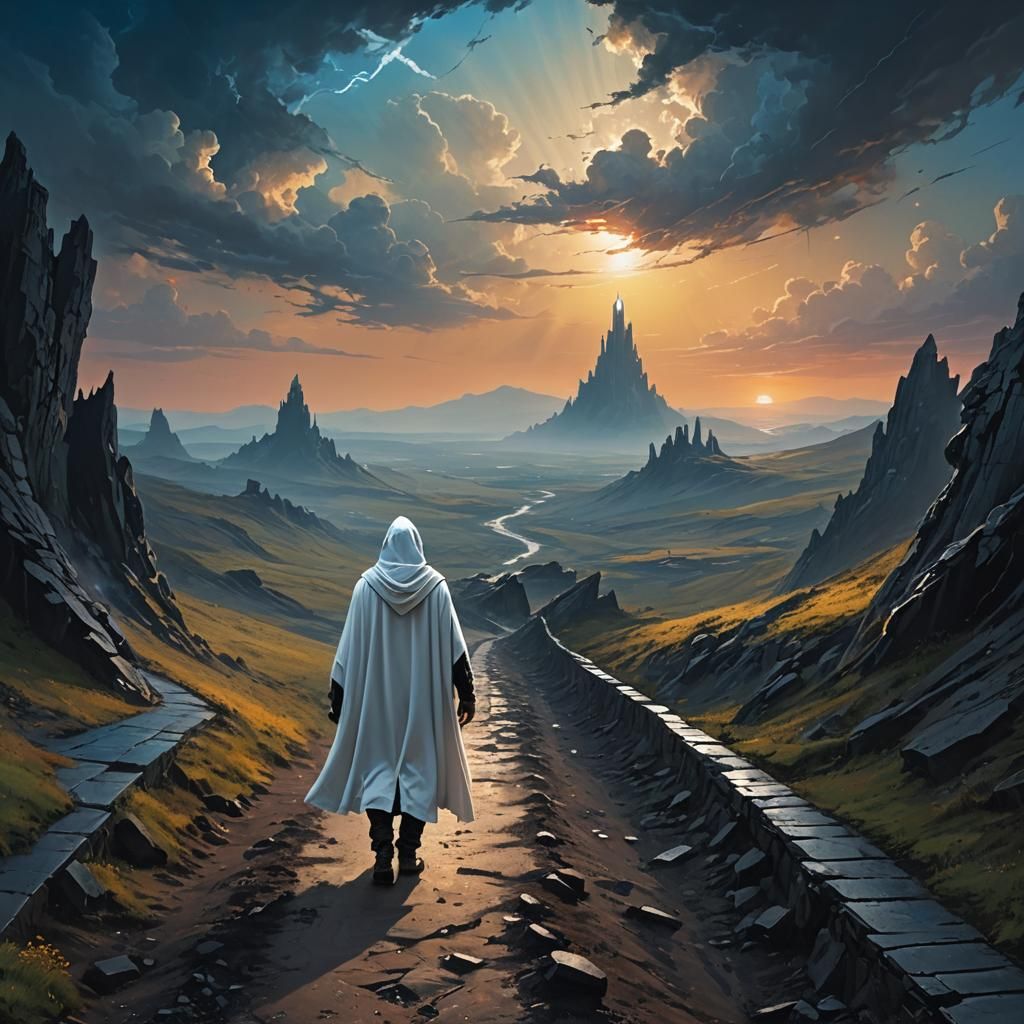 Hero's Journey Through Sci-Fi Landscape