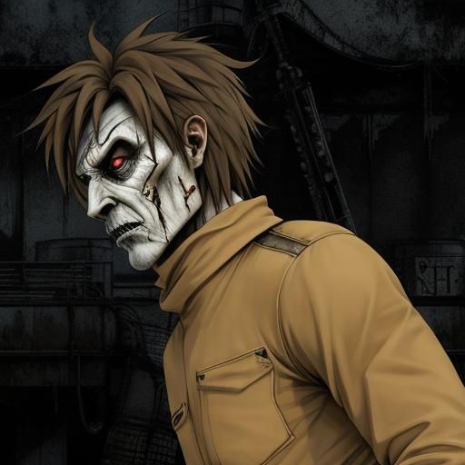 Detailed Post-Apocalyptic Horror Creature