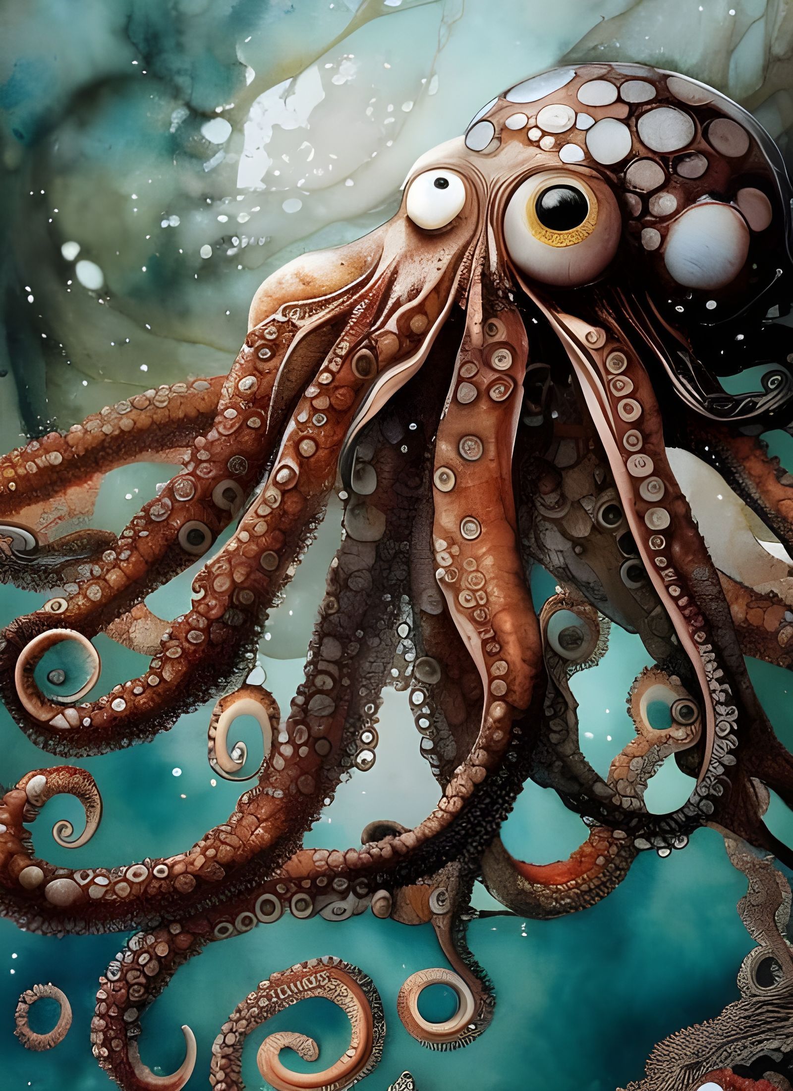 Coffee Drunk Octopus