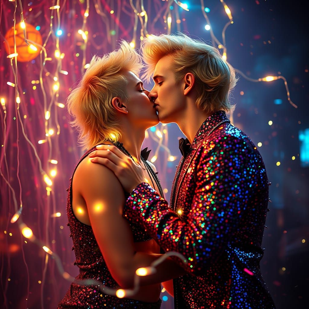 Glittering Gay Icons in 2000s Chic Rebellion