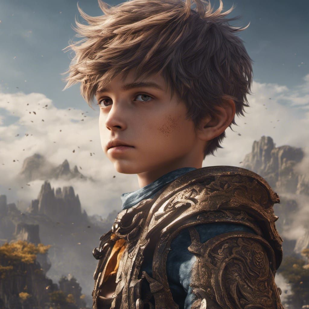 Ultra Realistic Boy Portrait in 8K Resolution