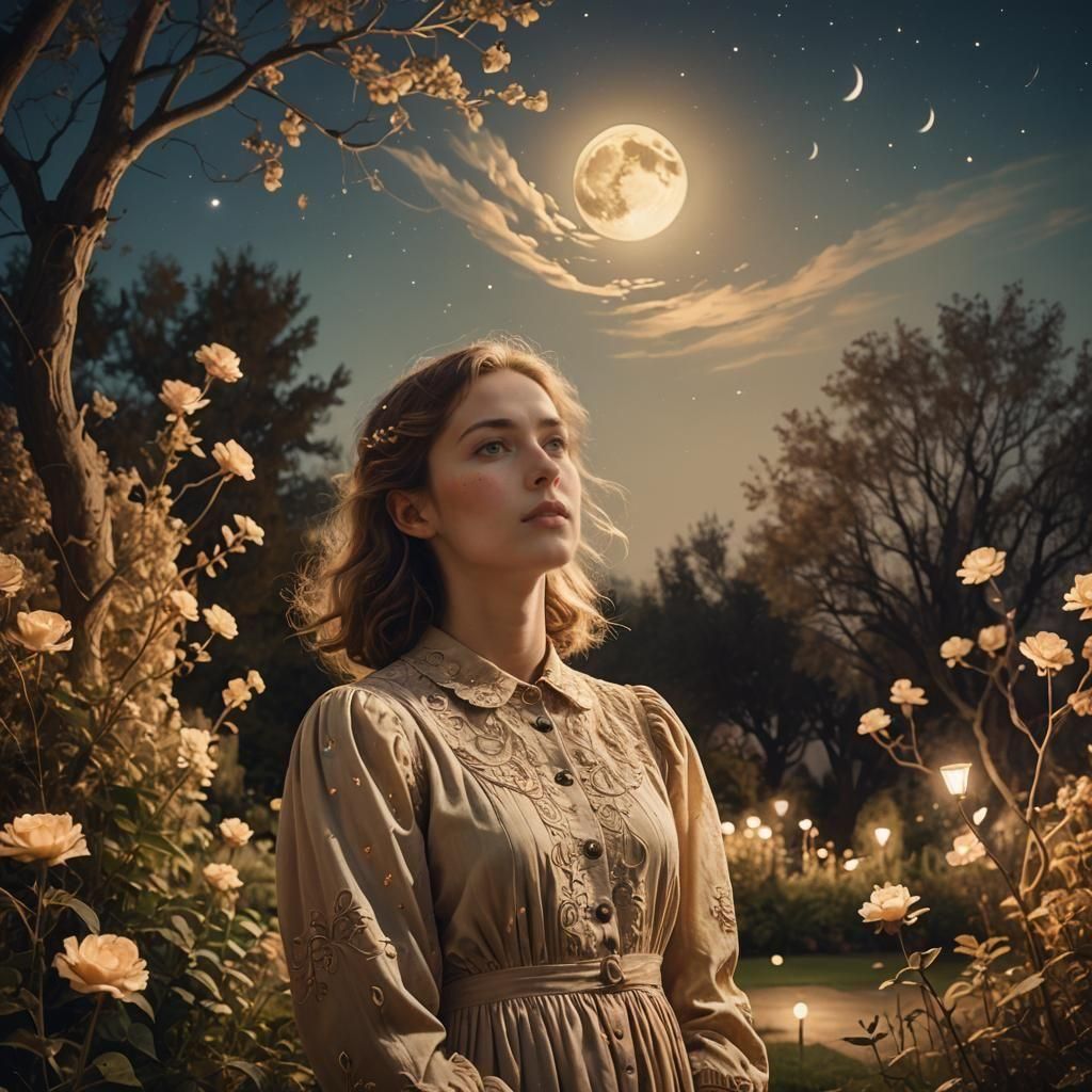 Surreal Square Moon: An Abstract Depiction of Love