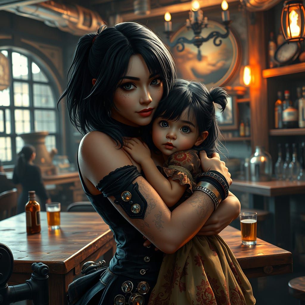 Steampunk Mother's Love