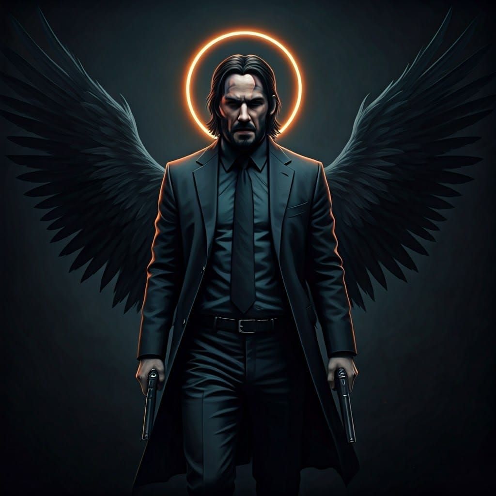 Mysterious Assassin Surrounded by Dark Halo