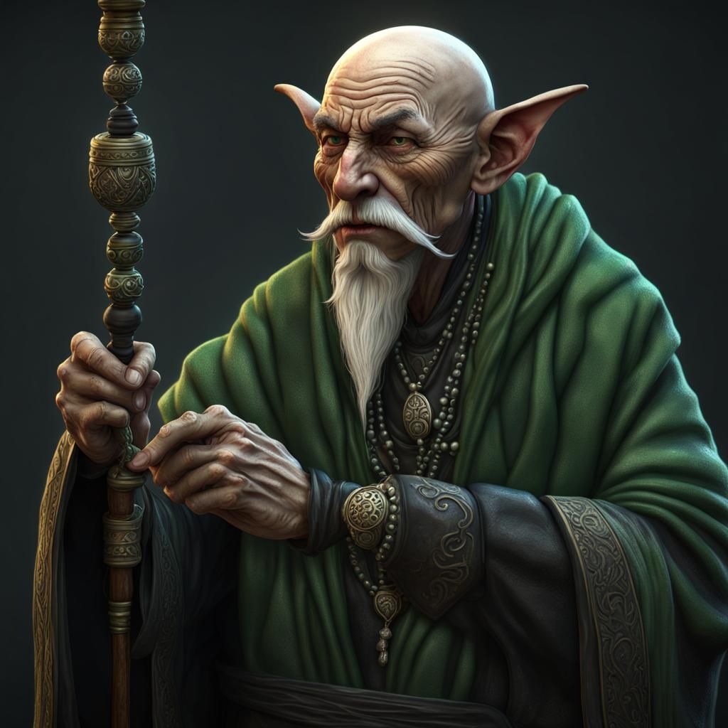 Medieval Goblin in Dark Fantasy Style