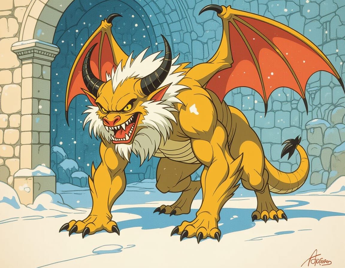 The Ballrog in Whimsical Cartoon Style