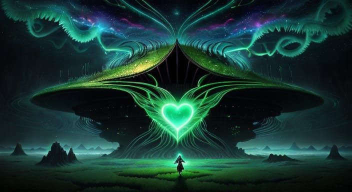 Surreal Portrait: Love and Pain Dreamscape