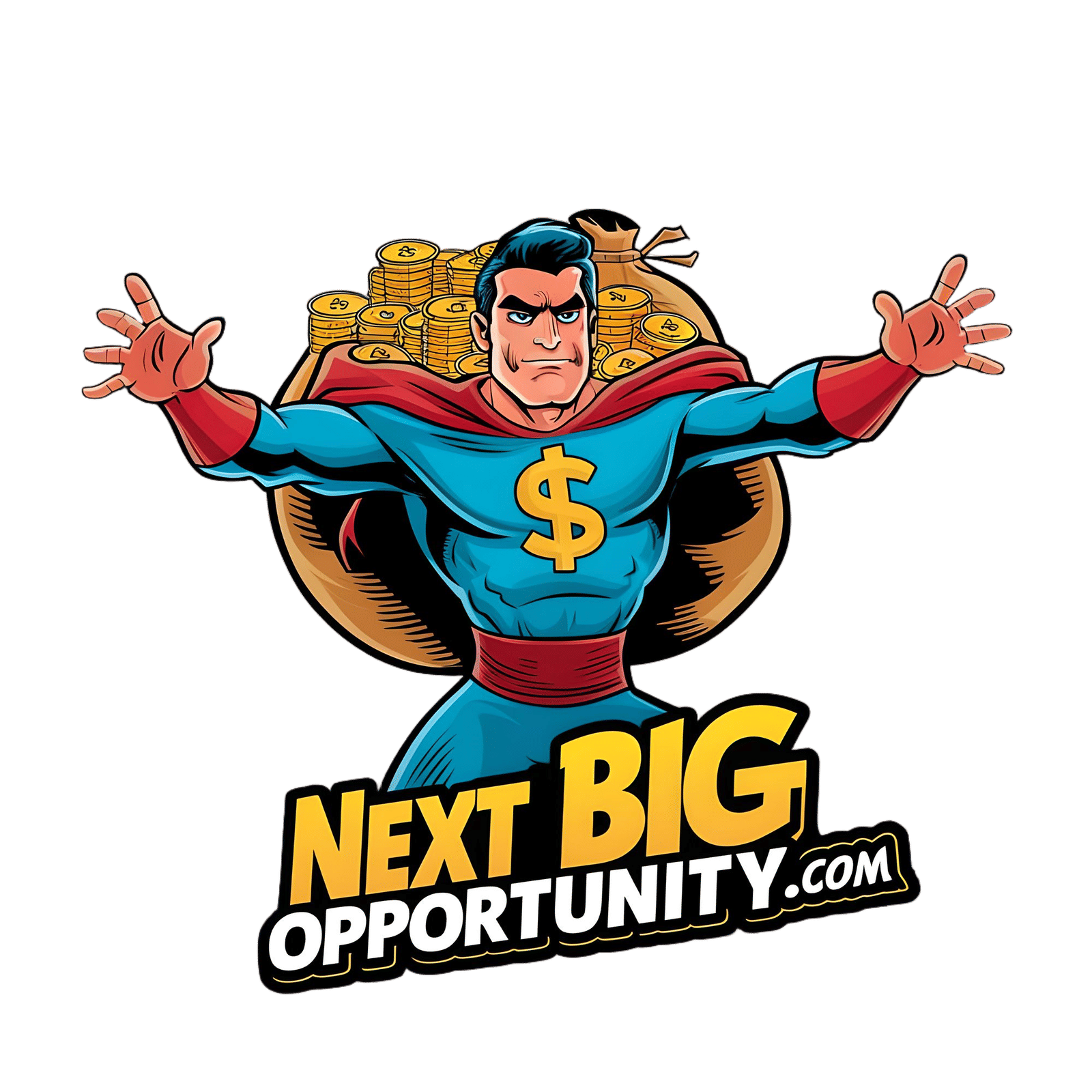 Dynamic Comic Book Logo for Next Big Opportunity