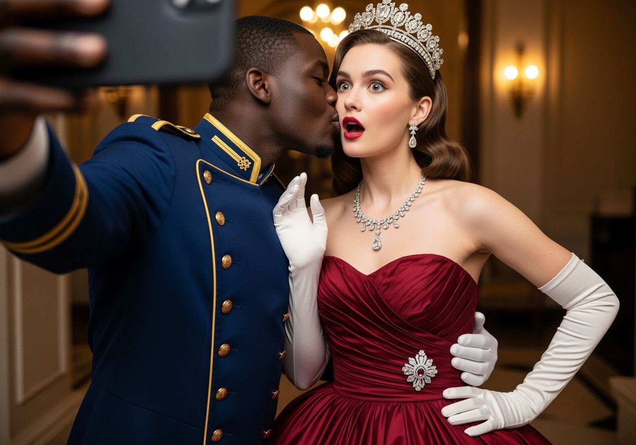 Countess Zita's Surprise Kiss: An Intimate Portrait