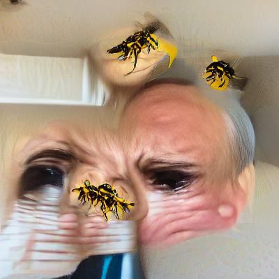 Swarm of Wasps Attack: A Horrific Scene