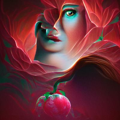Persephone Digital Illustration in 8K