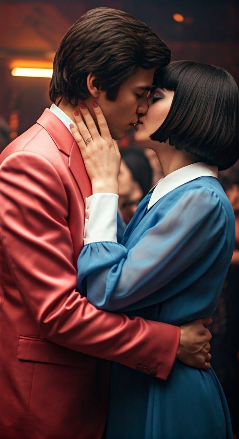 Vintage Nightclub Romance in Color
