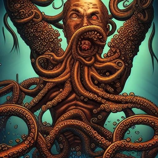 Horrifying Tentacles Burst Forth: Lovecraftian Comic Art