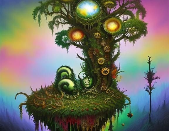 White Tiger in Jungle: Realistic Kintsugi Art