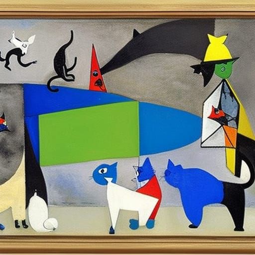 Puppet Cat Plays with Cat Puppets