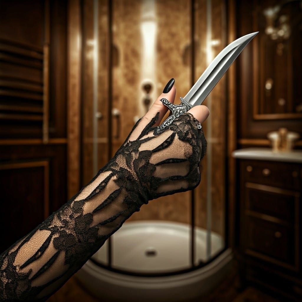 Lady of Steel in Luxurious Bath