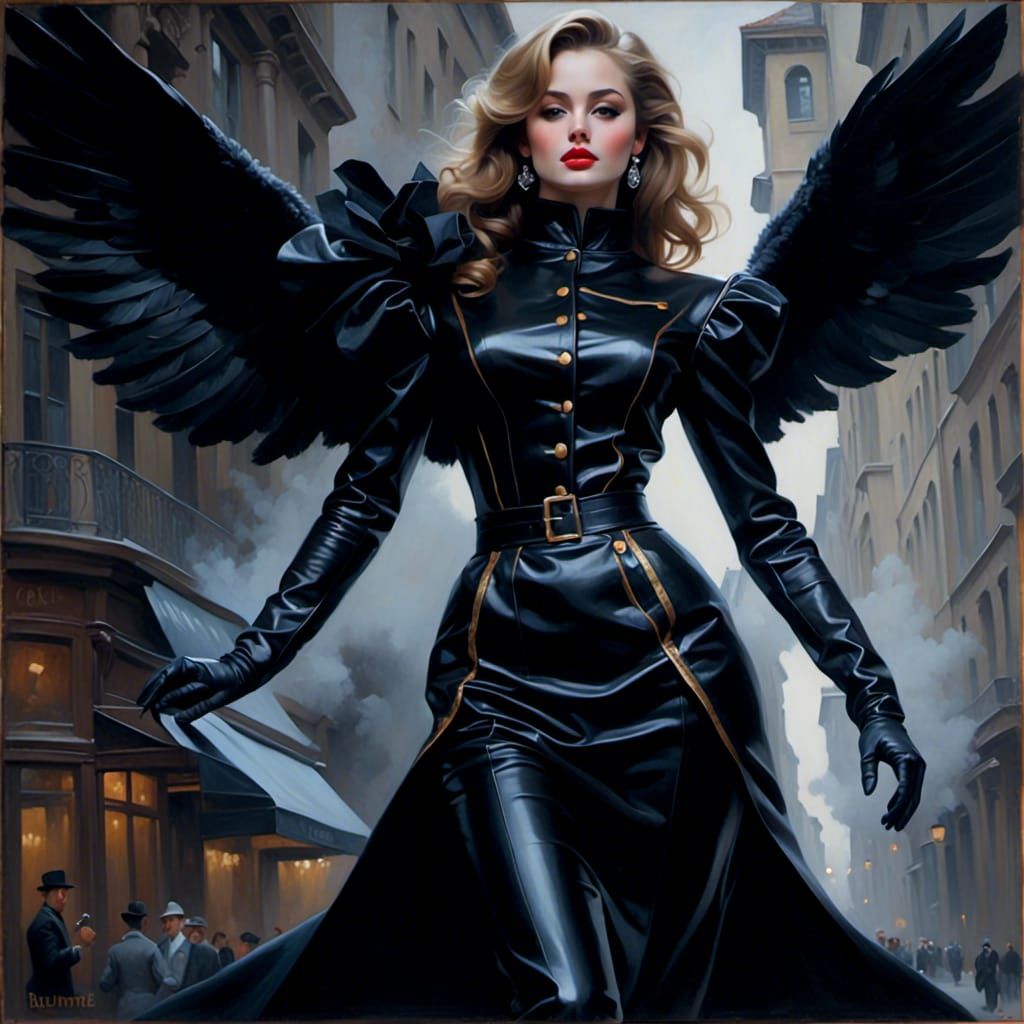 Captivating Demon in Beautiful Visions Style