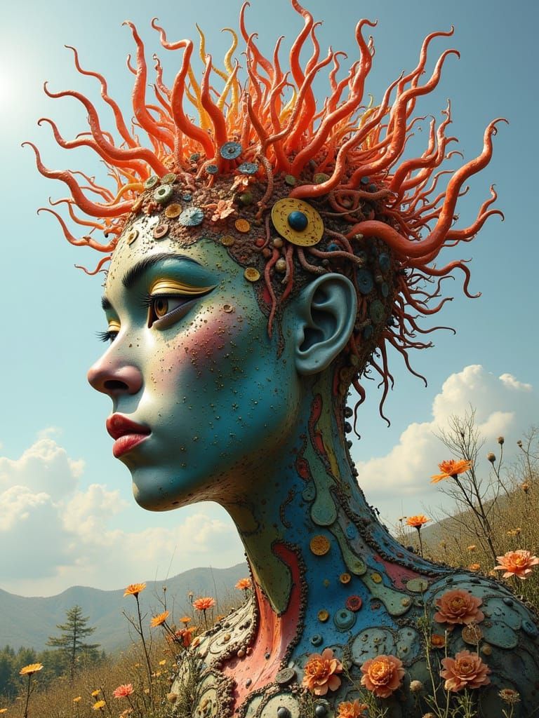 Faceplanters Gloriously Enquiffed With Spiky Hair by Dr Seus...