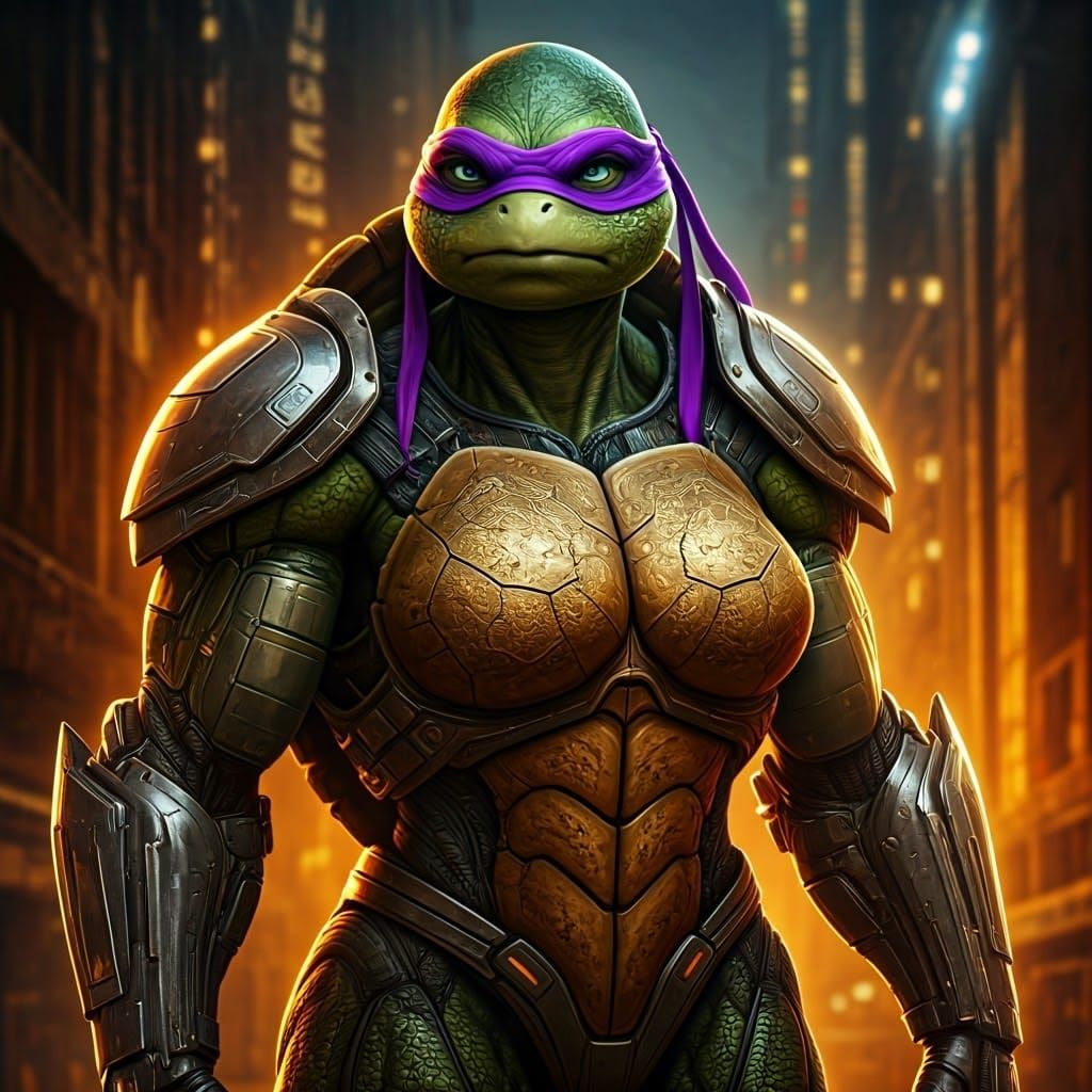 Female ninja turtle