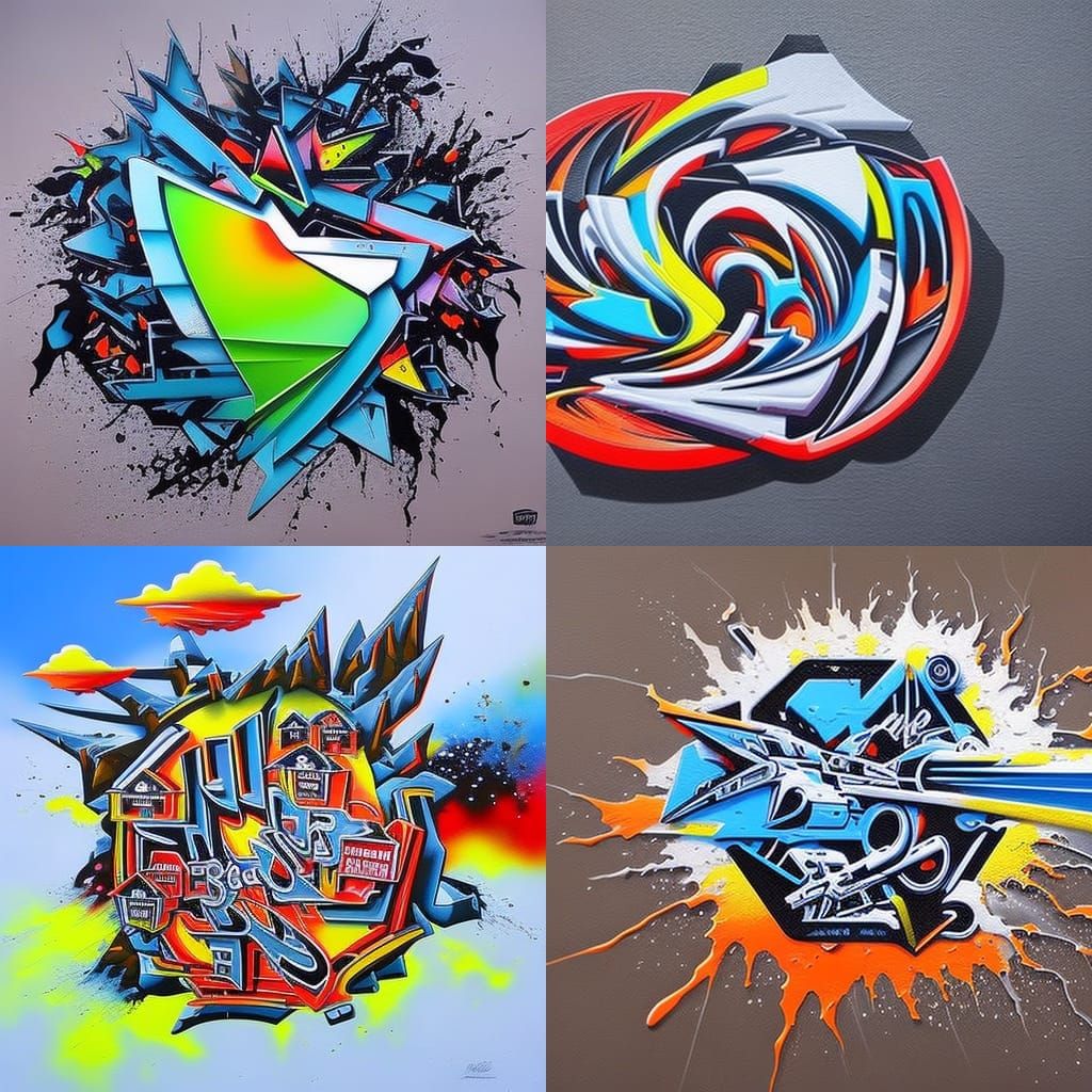 Creative Graffiti Logo for "Geobae" Home Improvement