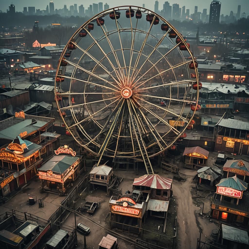 Gotham's Abandoned Amusement Park: Chaos and Enchantment