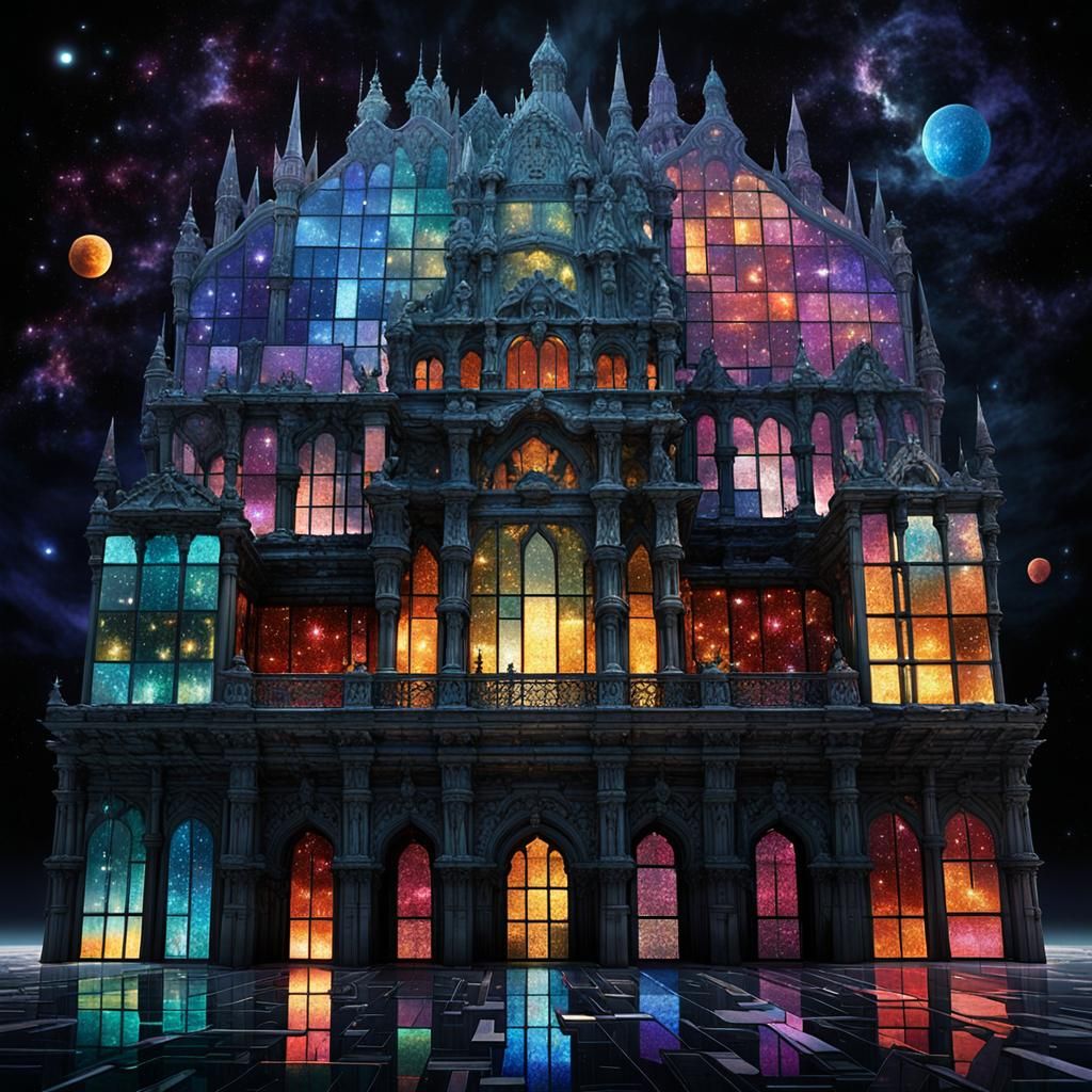 Cosmic Glass Palace: Light and Shadow