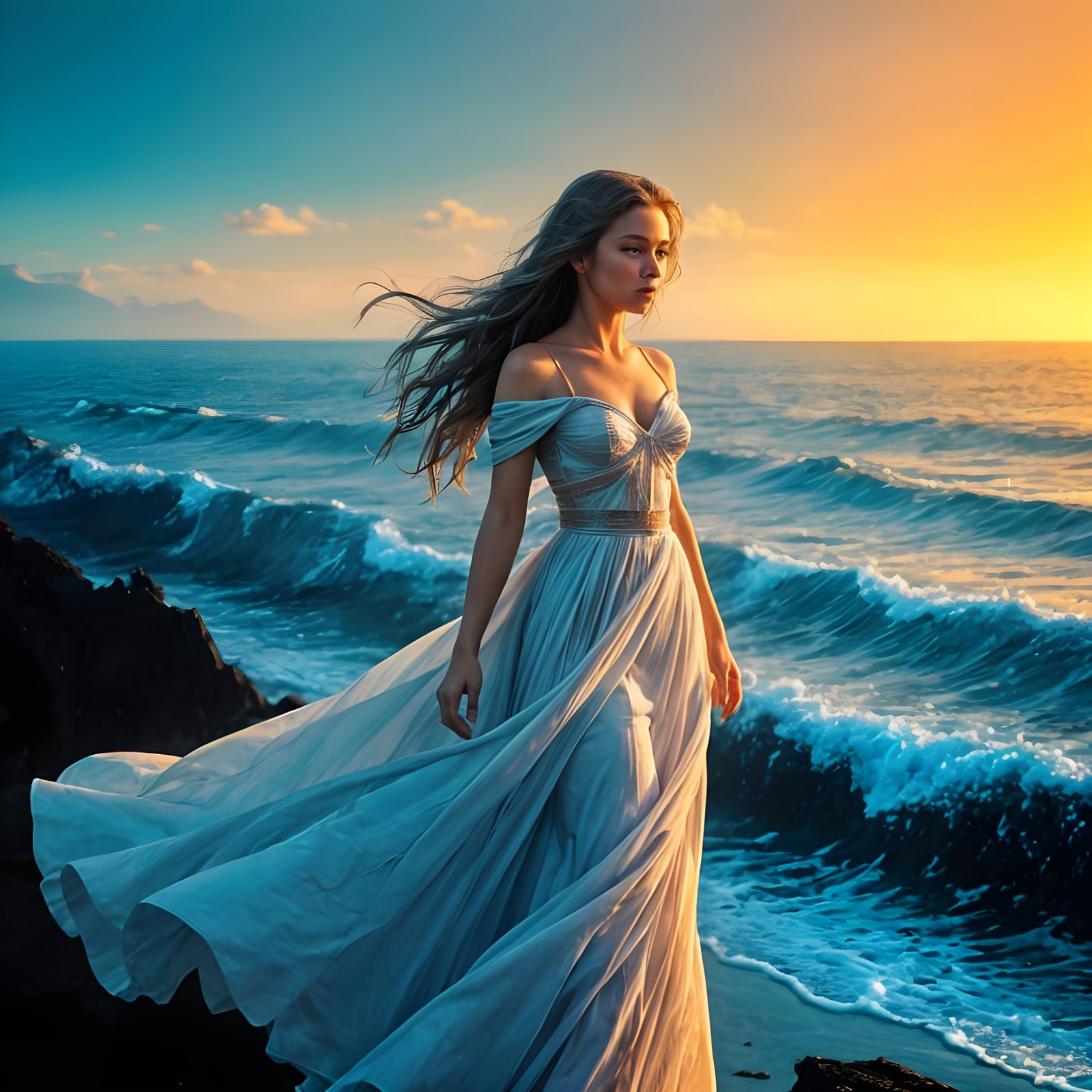 Baroque Princessa Del Mar in Oceanic Splendor