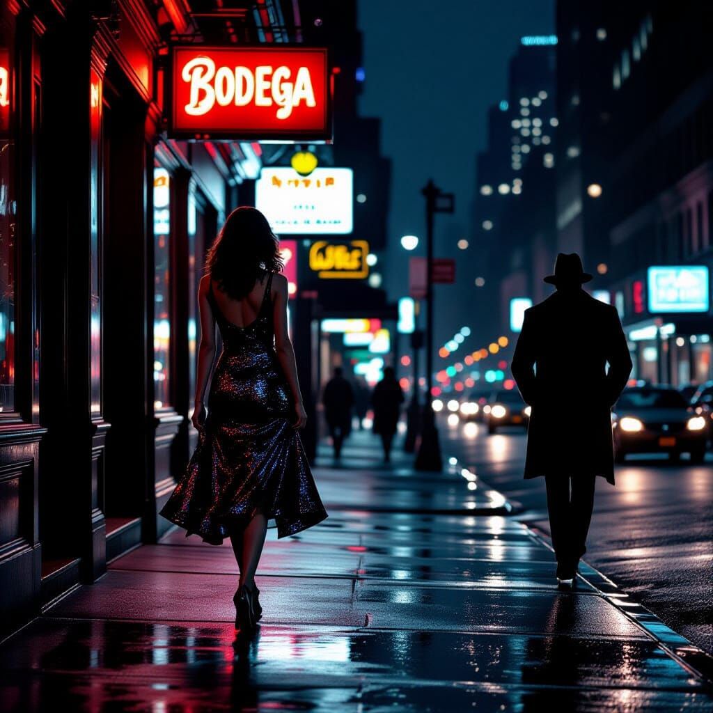 Woman Followed from NYC Nightclub in Noir Style