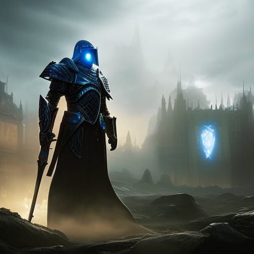 Detailed Echo Knight Concept Art in 8K Resolution