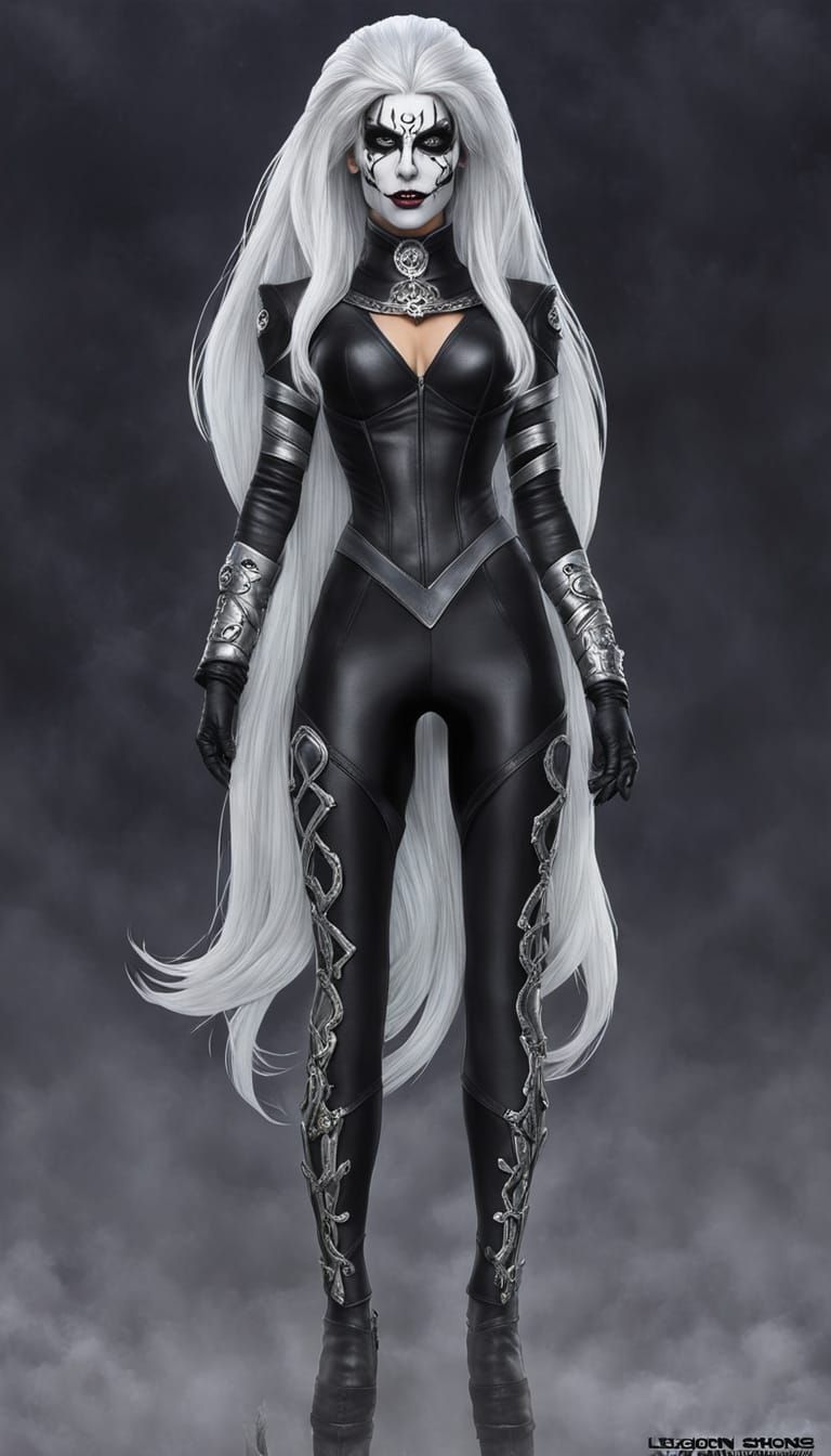 Silver Banshee Ultrarealistic Portrait in Legion of Doom HQ