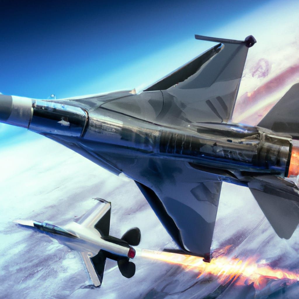F-16 fighter jet concept art