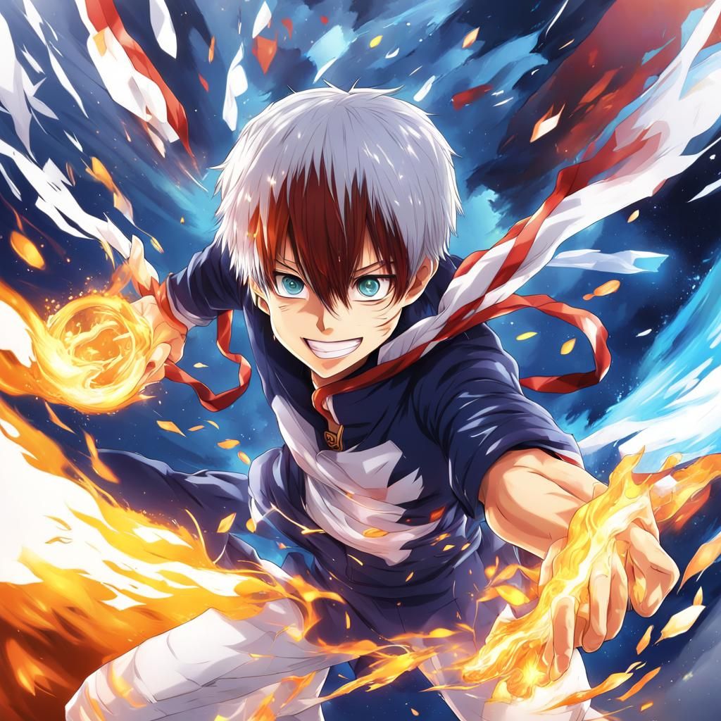 Shoto Todoroki Anime Key Visual