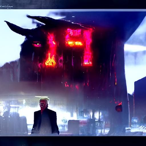 Donald Trump in Hell: Cyberpunk 2099