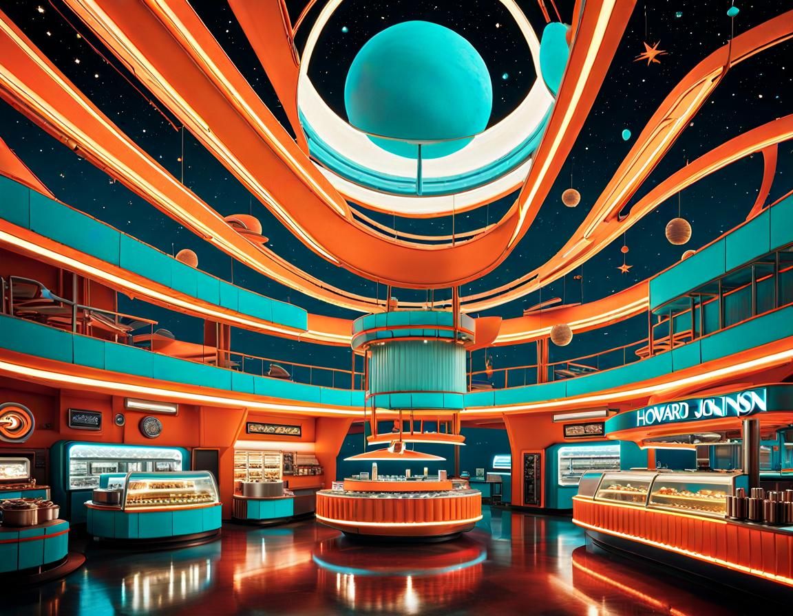 Howard Johnson's on Mars: A Space Age Googie Diner