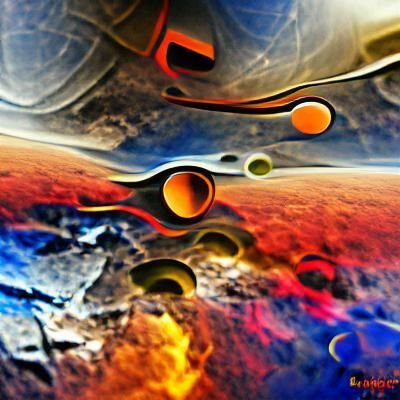 Futuristic Abstract Planets: A Cosmic Vision