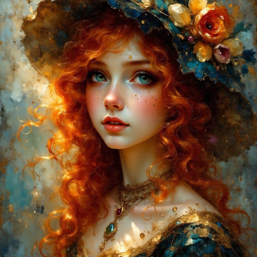 Sassy Grisette Portrait in Parisian Bohemia