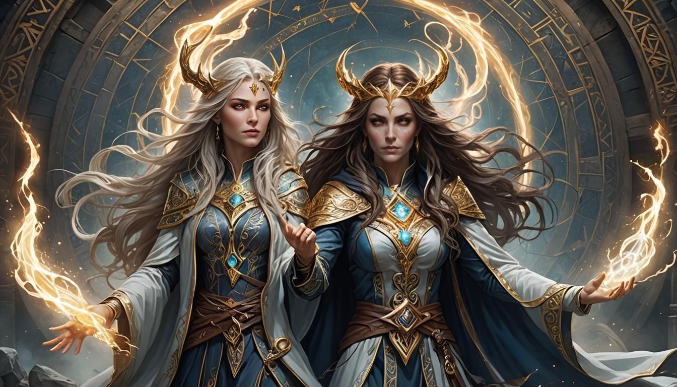 Liora: Nordthra Sorceress Channels Mystical Power