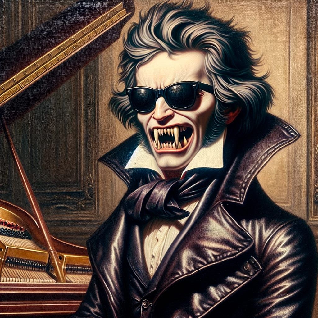 Vampire Beethoven in a 19th-Century Concert Hall