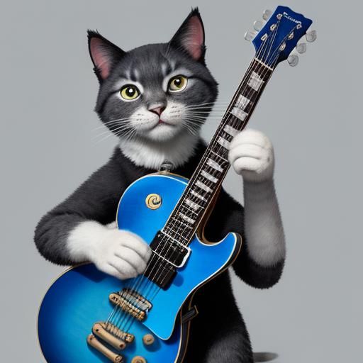 Elegant British Shorthair Cat in Rock-Style Setting