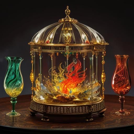 Steam Sewing Machine Clock Tower in Hyperrealism