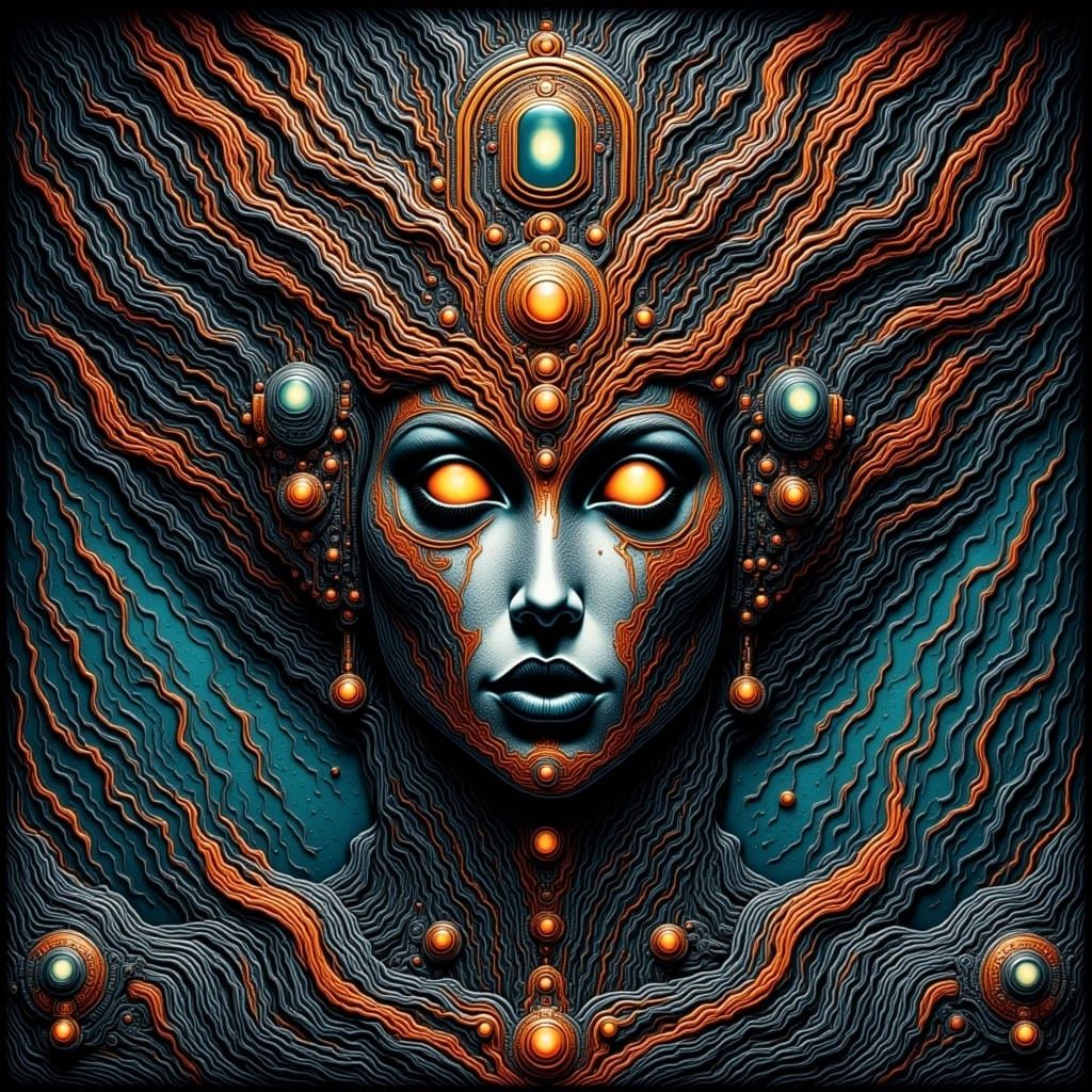 LORA Model Showcase: Unique AI-Generated Portrait